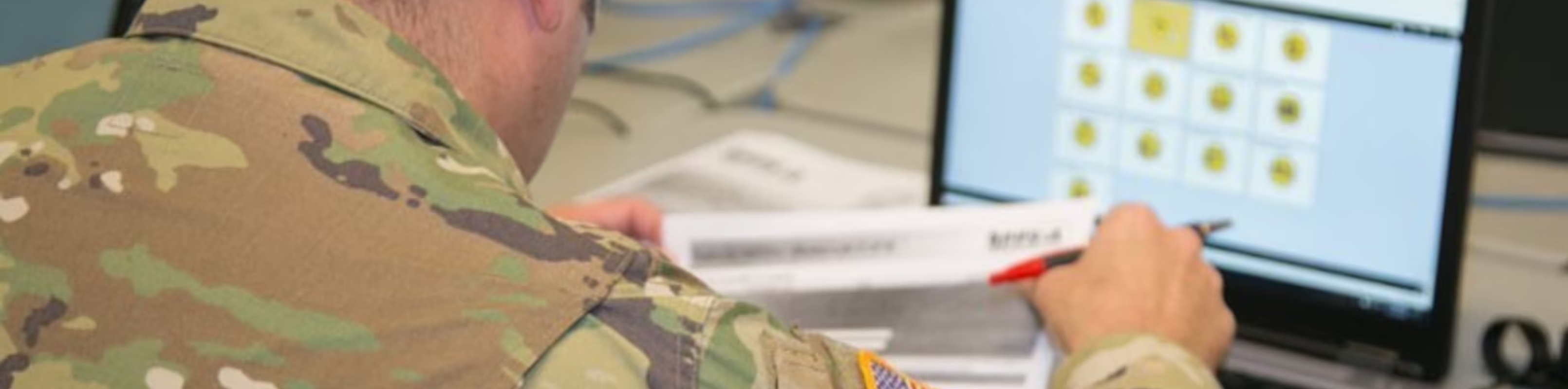 A U.S. Army soldier working on the IPPSA program.