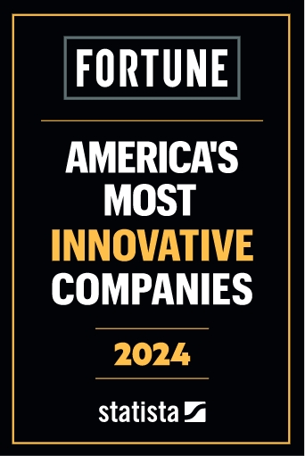 Fortune's America's most innovative companies 2024 logo.