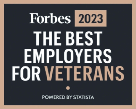 Forbes 2023 Best Employers for Veterans logo